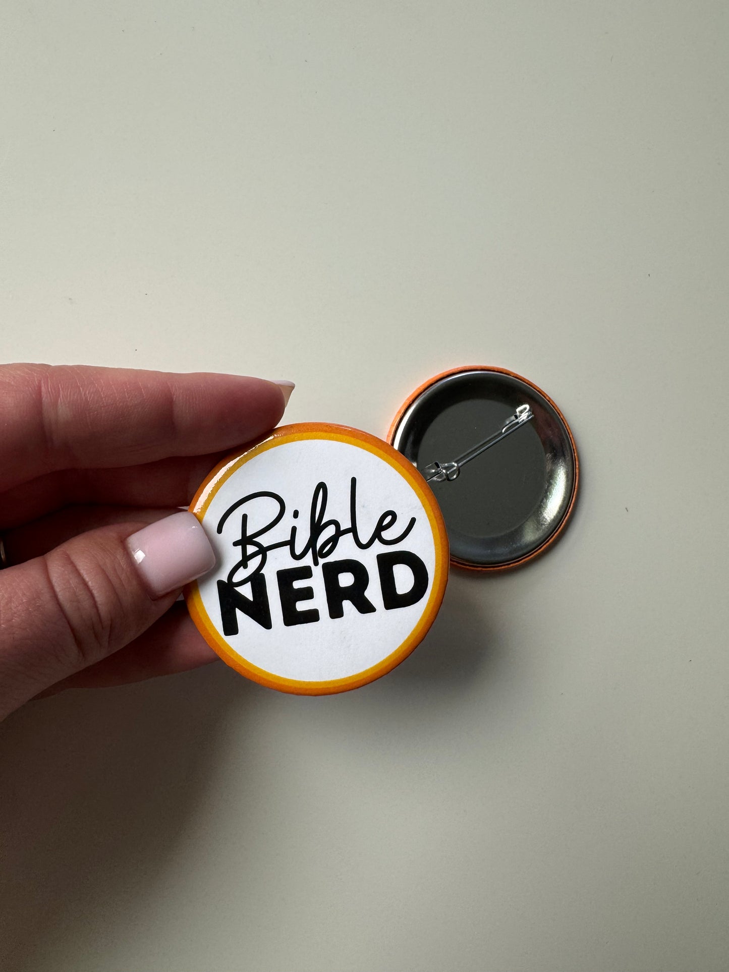 Bible Nerd Button