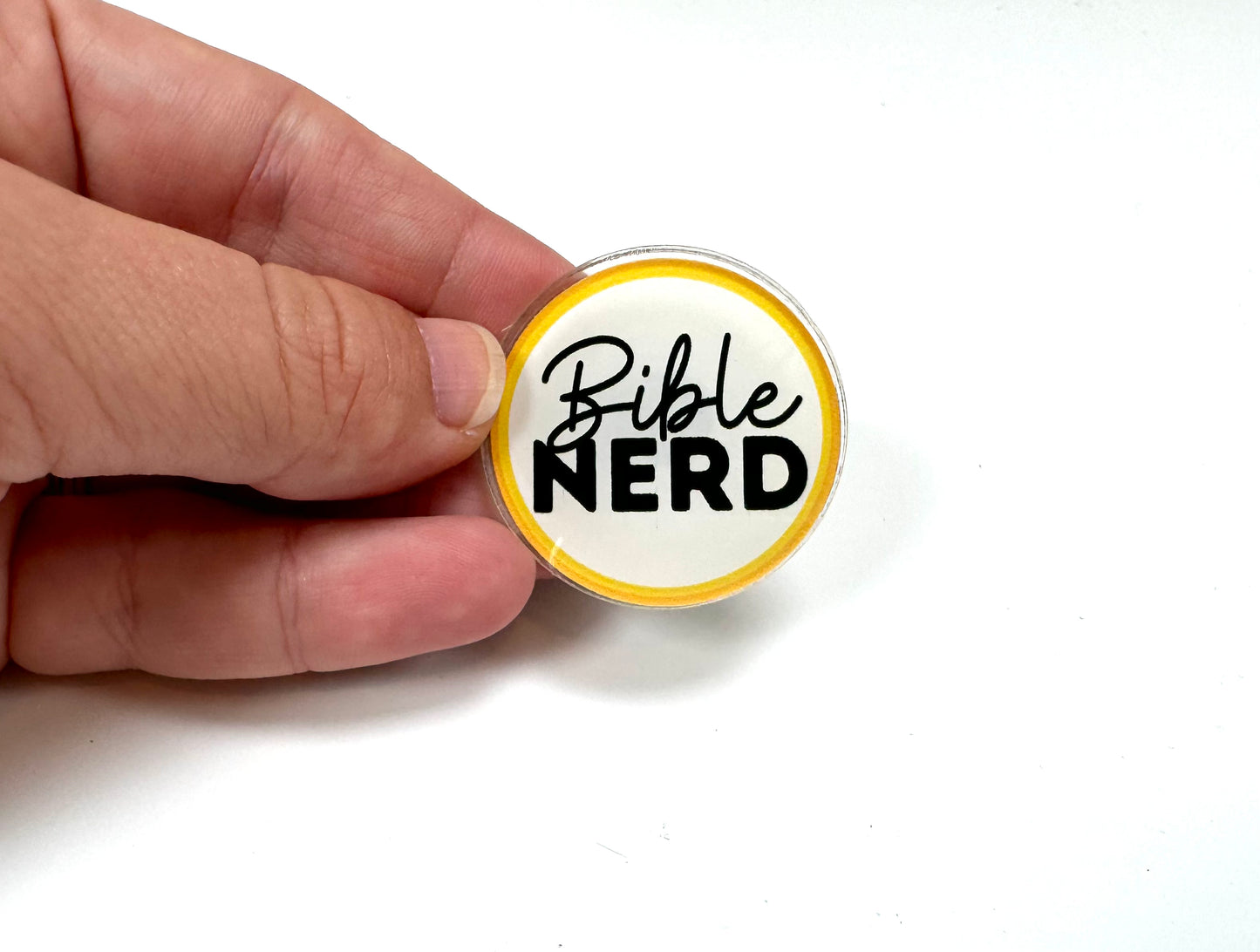 Bible Nerd Pin