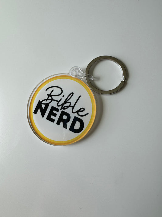 Bible Nerd Keychain