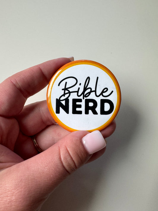 Bible Nerd Button