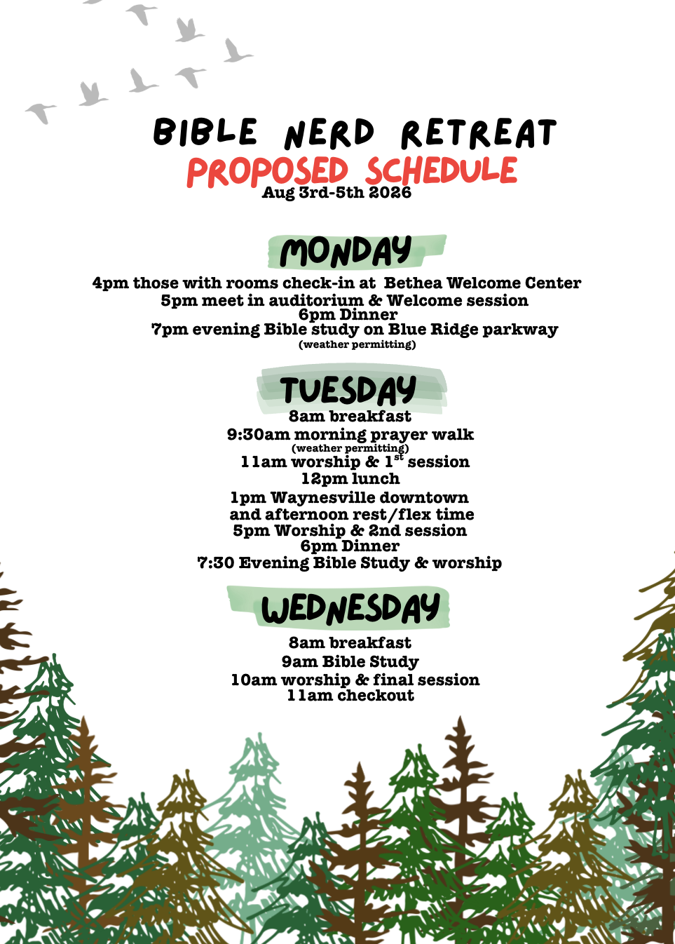 Bible Nerd Retreat 2026 tickets